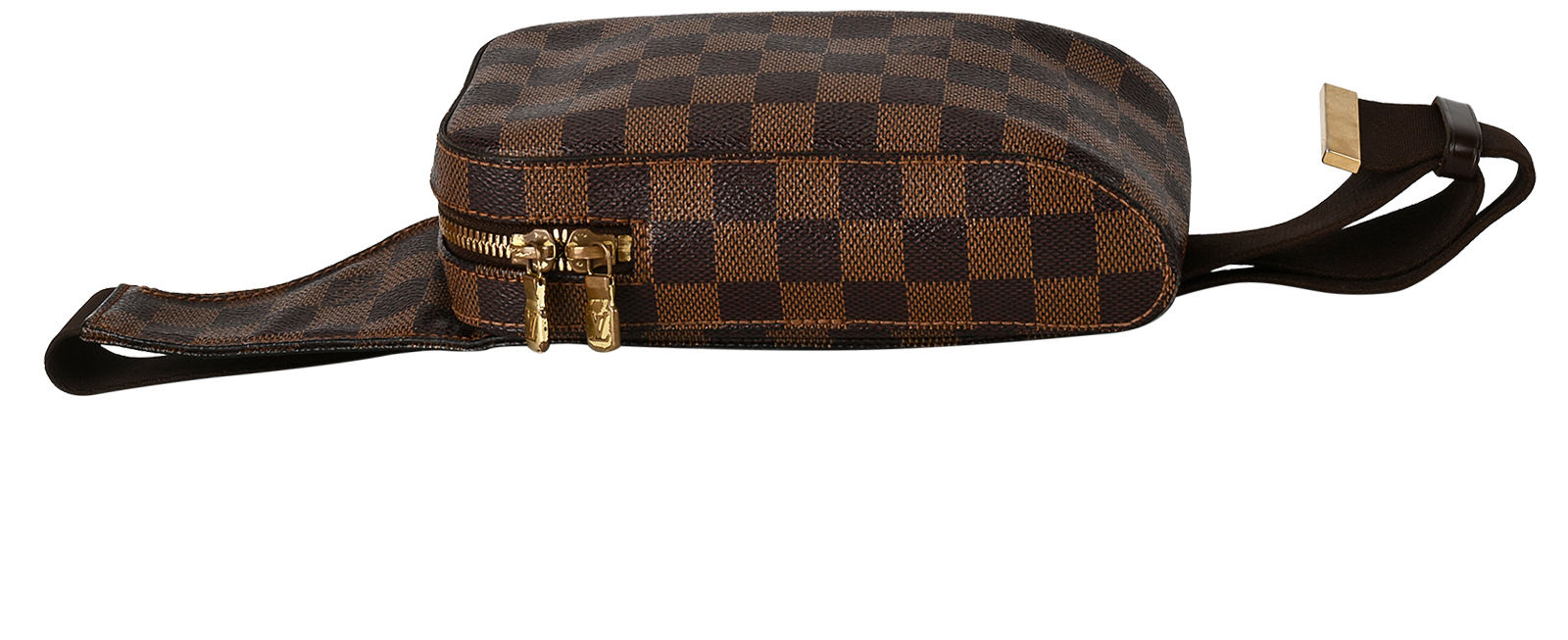 Vintage Geronimo Sling Crossbody, &pound;450, Handbags, Brown, Canvas, Top view